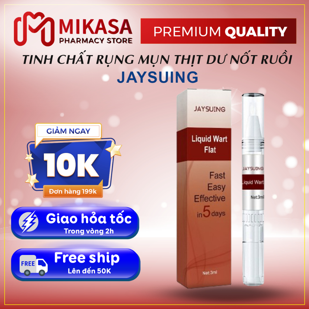 Kem Tẩy Nốt Ruồi Jaysuing - Giải Pháp Loại Bỏ Mụn Cóc, Mụn Cơm, Mụn Thịt Tại Nhà Không Để Lại Sẹo