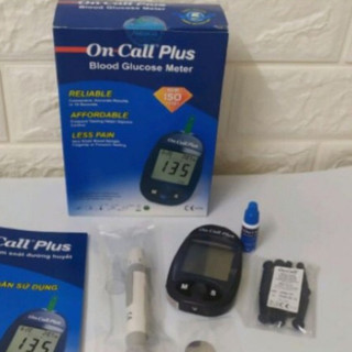 Máy đo đường huyết On call plus, tặng hộp 25 que thử đường huyết