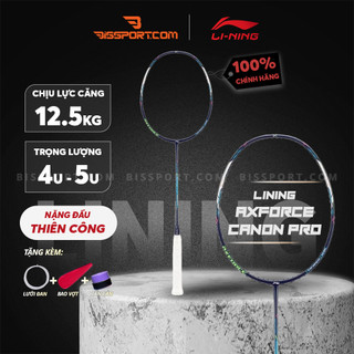 Vợt Cầu Lông Lining Axforce Cannon Pro Chính Hãng - Màu Xanh Nhám