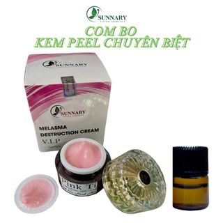  Kèm serum - kem tái tạo peel làm hồng nhũ hoa- vùng kín nách xoá thâm bật tone 