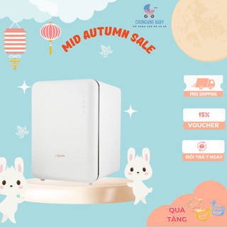 Bh 12 tháng - máy tiệt trùng bình sữa uv haenim 5g premium - tiệt trùng uv led / sấy khô - diệt khuẩn 99%