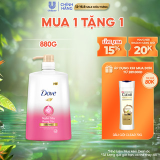 Dầu Gội Giúp Ngăn Rụng Tóc Dove Ngăn Rụng Tóc Tinh Chất Thiên Nhiên Bioserum Cho Tóc Chắc Khỏe X5 880G