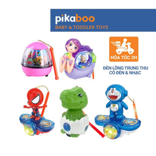 Đồ chơi đèn lồng trung thu Pikaboo, có đèn sáng đẹp mắt, âm thanh sôi động, đủ kiểu & màu sắc cho bé