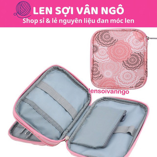 Ví đựng kim móc len nhiều ngăn tiện lợi