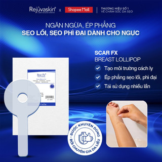 Miếng dán xóa mờ sẹo phẫu thuật ngực treo sa trễ REJUVASKIN Scar FX Breast Lollipop