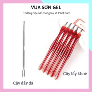Cây đẩy da chết cây lấy khoé nail inox phụ kiện nail giá rẻ VUA SƠN AS