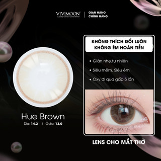 01 đôi kính áp tròng VIVIMOON LENS cận tự nhiên cho mắt thở