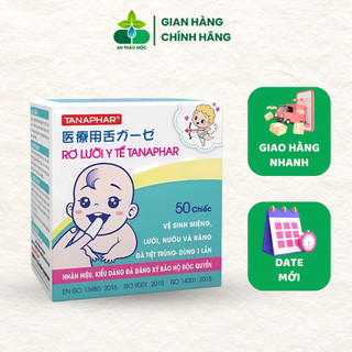 Rơ Lưỡi Tiệt Trùng Kháng Khuẩn Tanaphar.Ngăn Ngừa  Răng Miệng Nấm Tưa Lưỡi