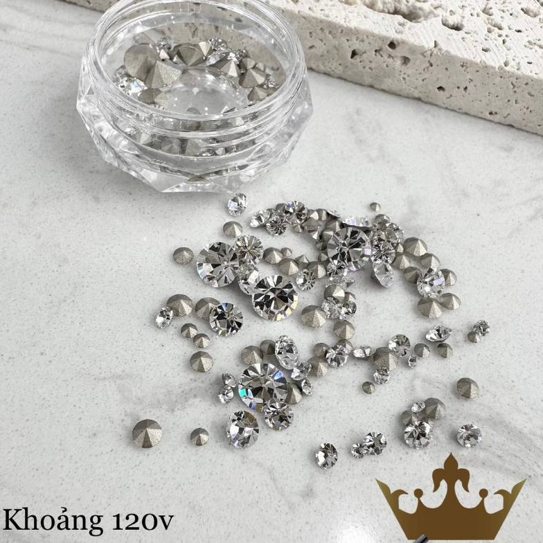 Phụ kiện nail - Set đá mix chân nhọn