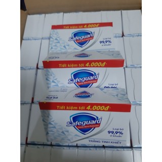 Combo 3 Xà bông cục Safeguard trắng tinh khiết 115g