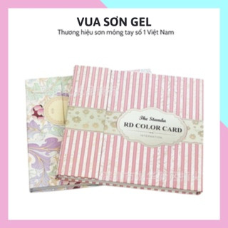 Sổ gắn mẫu móng mẫu 120 ô và bảng màu sơn sẵn