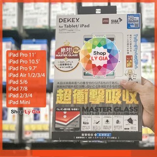[HÀNG NHẬT BẢN] Kính cường lực iPad cao cấp Dekey | iPad Pro 11', Air 1/2/3/4, Mini 1/2/3/4/5/6, Gen 5/6/7/8/9