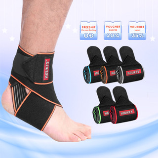 Đai quấn bảo vệ mắt cá chân. băng quấn cổ chân chính hãng aolikes tập gym thể thao 7130