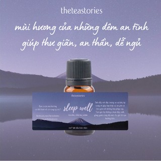 Tinh dầu ngủ ngon an thần Sleep well 10ml -  kèm thiệp xinh xắn - The Tea Stories