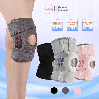 Đai thể thao bảo vệ đầu gối. băng bó đầu gối có đai quấn lò xo trợ lực bảo vệ toàn diện khớp gối