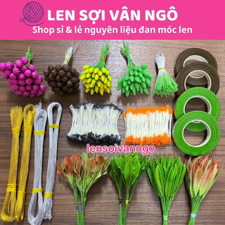[BÁN LẺ] Phụ liệu làm hoa mai / hoa đào