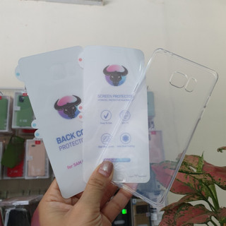 [ Samsung Note 7- Note FE ] Combo dán dẻo PPF cầu vồng mặt trước và sau + ốp silicon trong suốt Samsung NOTE 7- NOTE FE
