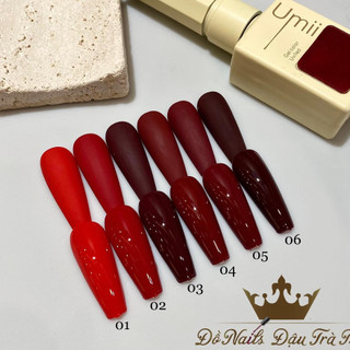 Phụ kiện nail - sơn lẻ tone đỏ umii màu 1