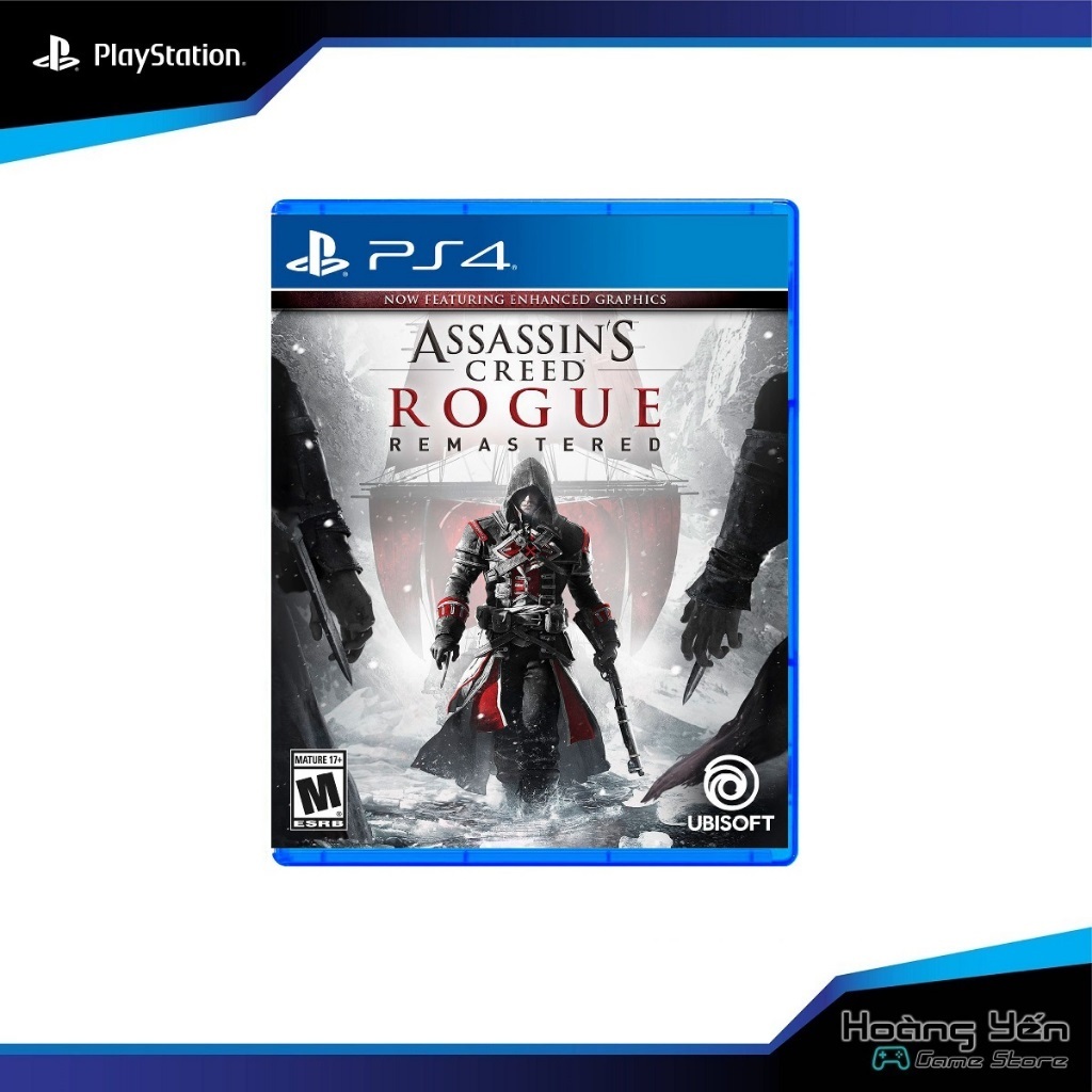 Đĩa game Ps4 Assassin's creed Rogue Remastered