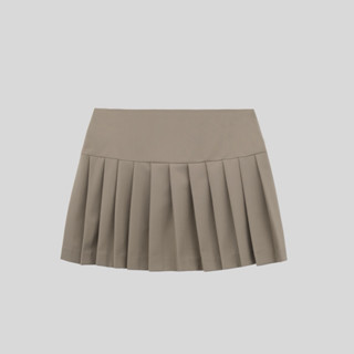 Chân váy xếp li PLEATED Mini Skirt / BROWN
