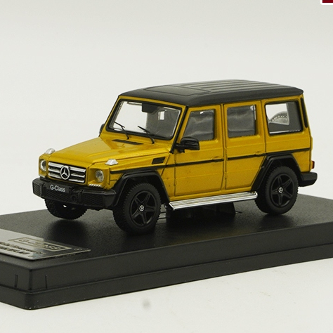 Mô hình xe 1:64 Mercedes-Benz G63 - 1/64 có hộp trưng bày, đế khắc tên - XE MỚI MÀU GOLD