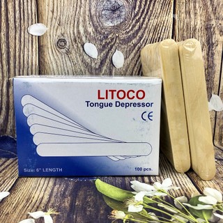 Que Đè Lưỡi LITOCO Hộp 100 Que