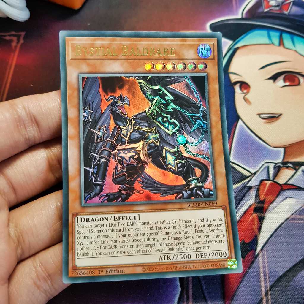 Thẻ bài Yugioh chính hãng | Bystial Baldrake | BLMR Ultra Rare