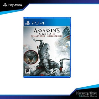 [Mã 99ELHA giảm 7% đơn 300K] Đĩa game ps4 Assassin's Creed III Remastered