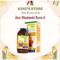 Ferro C Fitobimbi bổ sung sắt Vitamin C kẽm,bổ máu và tăng cường đề kháng cho bé