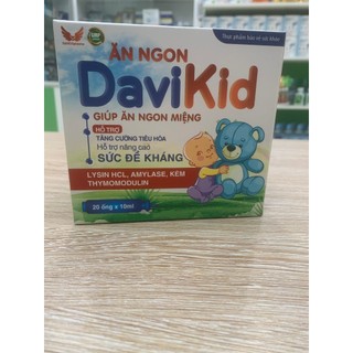 Ăn ngon Davikid - Giúp ăn ngon miệng, tăng cường tiêu hóa, nâng cao đề kháng - Davico Pharma