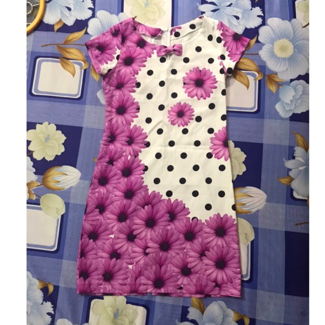 Đầm đi chơi xinh xắn eo 78cm