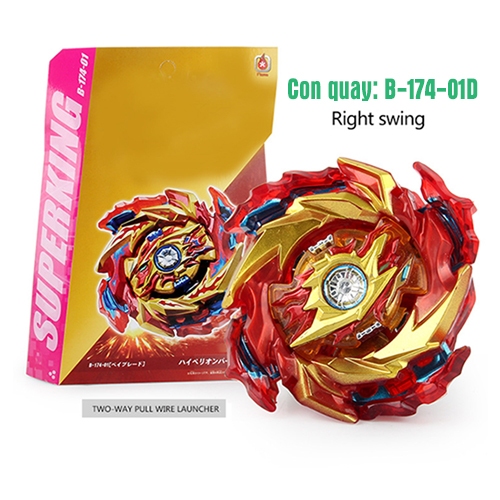 📌 Đồ Chơi Con Quay B174-01 Kèm Tay Quay | Con Quay BEYBLADE B174-01
