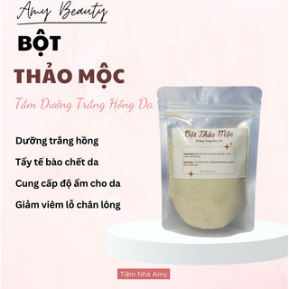 Bột Dưỡng Trắng Thảo Mộc , dưỡng trắng da body , tẩy tế bào chết
