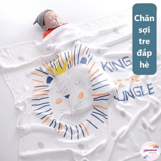Chăn sợi tre đắp hè cho bé