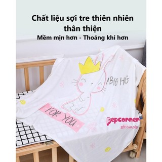 Chăn sợi tre đắp hè cho bé MS0068