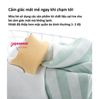 Chăn sợi tre đắp hè cho bé MS0068