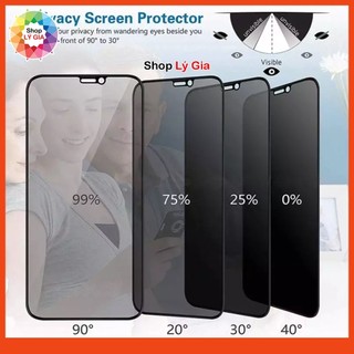Kính cường lực chống nhìn trộm cho iPhone 15 Pro Max/14 Plus/13/13 Pro Max/12/12 Pro Max/11/11 Pro Max/X/XR/XS Max/8/7/6