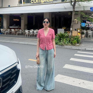ÁO LEN HỒNG TAY NGẮN