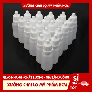 Chai Lọ Nhựa Nhỏ Mũi - Chai Nhựa Nhỏ Mắt 5ML, 10ML, 20ML Vỏ Chiết Mực, Đựng Cồn, Mỹ Phẩm
