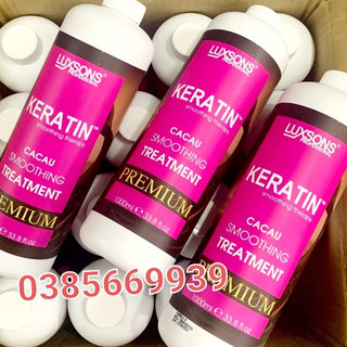 KERATIN LUXSONS SIÊU PHẨM CHUYÊN PHỤC HỒI TÓC TẨY  NÁT , CHÁY , SUN , NHŨN CỰC ĐỈNH 1000ml