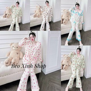 [Đồ Ngủ Tiểu Thư] 50-100kg Bigsize Cao Cấp Kiểu Dáng Đẹp Vải Satin Lạnh,Lụa Nhật Mặc Cực Thích