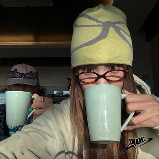 (Có sẵn) AOE STUDIO- Mũ len beanie nữ nam Y2K mũ dệt kim nơ giúp giữ ấm mùa đông phong cách cá tính Hàn Quốc đi Đà Lạt