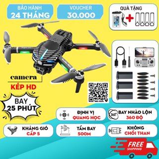 Flycam V186 không chổi than, drone mini giá rẻ, máy bay điều khiển từ xa có camera, plycam, fly cam