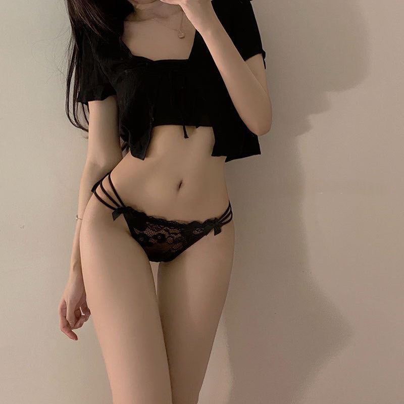 Quần Lót Nữ Ren Cánh Tiên Dây Hông Đính Nơ Quyến Rũ 344 | BigBuy360 - bigbuy360.vn