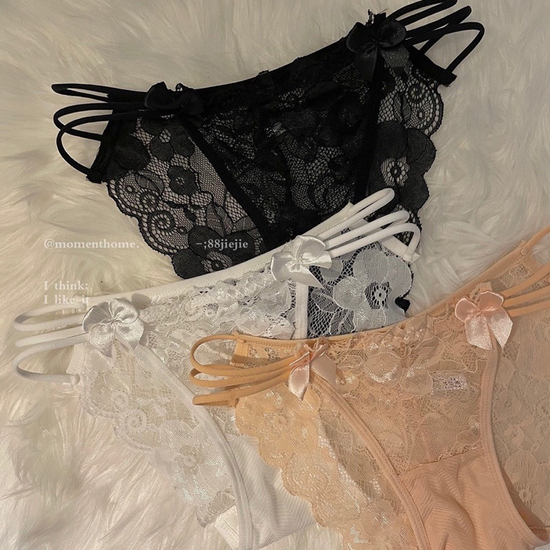 Quần Lót Nữ Ren Cánh Tiên Dây Hông Đính Nơ Quyến Rũ 344 | BigBuy360 - bigbuy360.vn
