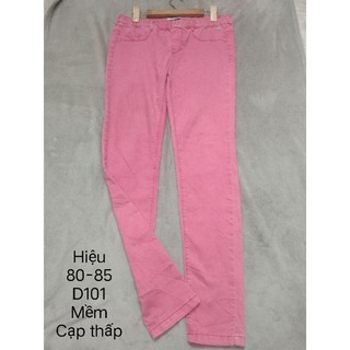 Quần jean form ôm cạp cao, quần jean ống đứng 2hand
