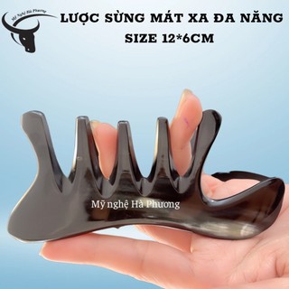 Lược Sừng khắc hình con Rồng cao cấp (size: L-20cm), món quà tặng ý nghĩa