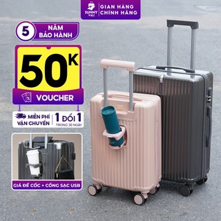 Vali kéo du lịch thời trang SUNNY SV09/SV05 plus ( 2 size 5 màu)