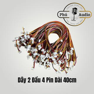 Dây 4 Pin dài 40cm Ghim Mạch Mic Loa Kéo