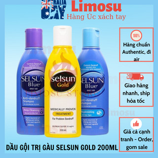 Dầu gội giảm gàu Selsun Úc 200ml